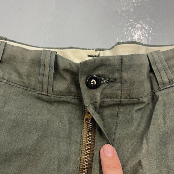 Vintage 60s Sears Green Sanforized Workwear Chinos 34x27 - Picture 2 of 4